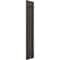 Ekena Millwork True Fit PVC Two Board Spaced Board-n-Batten Shutters, Raisin Brown, 11 1/4W x 44H, PR TFP101SBF11X044TB - alternate 2